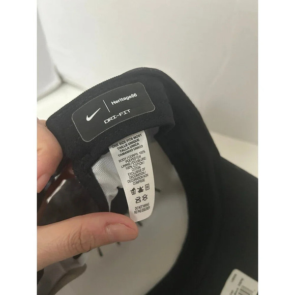 Nike USA Men’s Cap Adjustable Hat Camo Black Gray New One Size - Picture 7 of 7